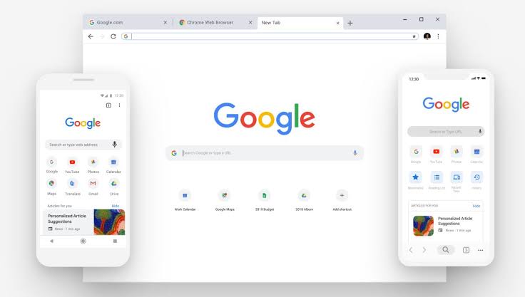 google chrome new tab