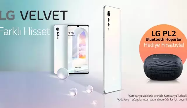 Şıklığı İle ses getiren LG VELVET Satışa Çıktı