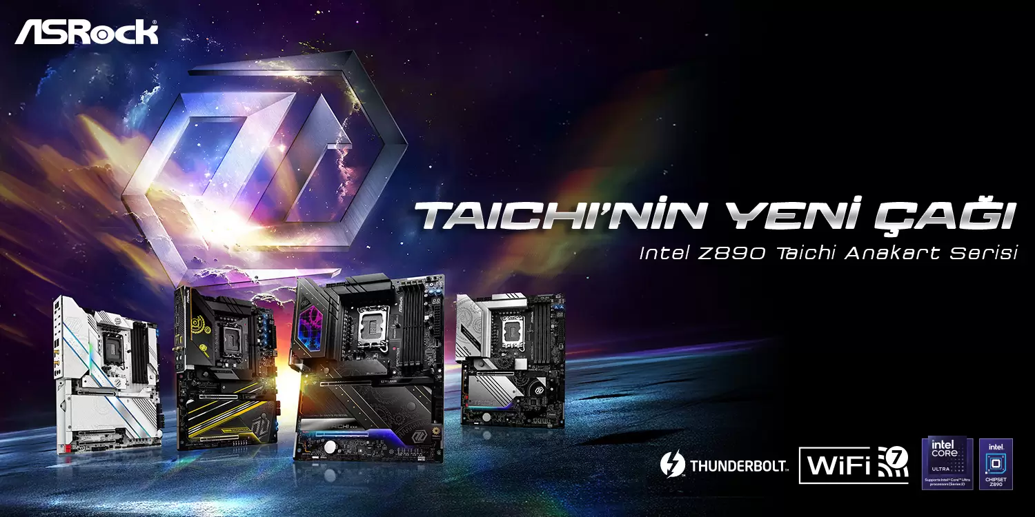 ASRock, Z890 Serisi Anakartlarla Yeni Taichi Çağını Başlatıyor