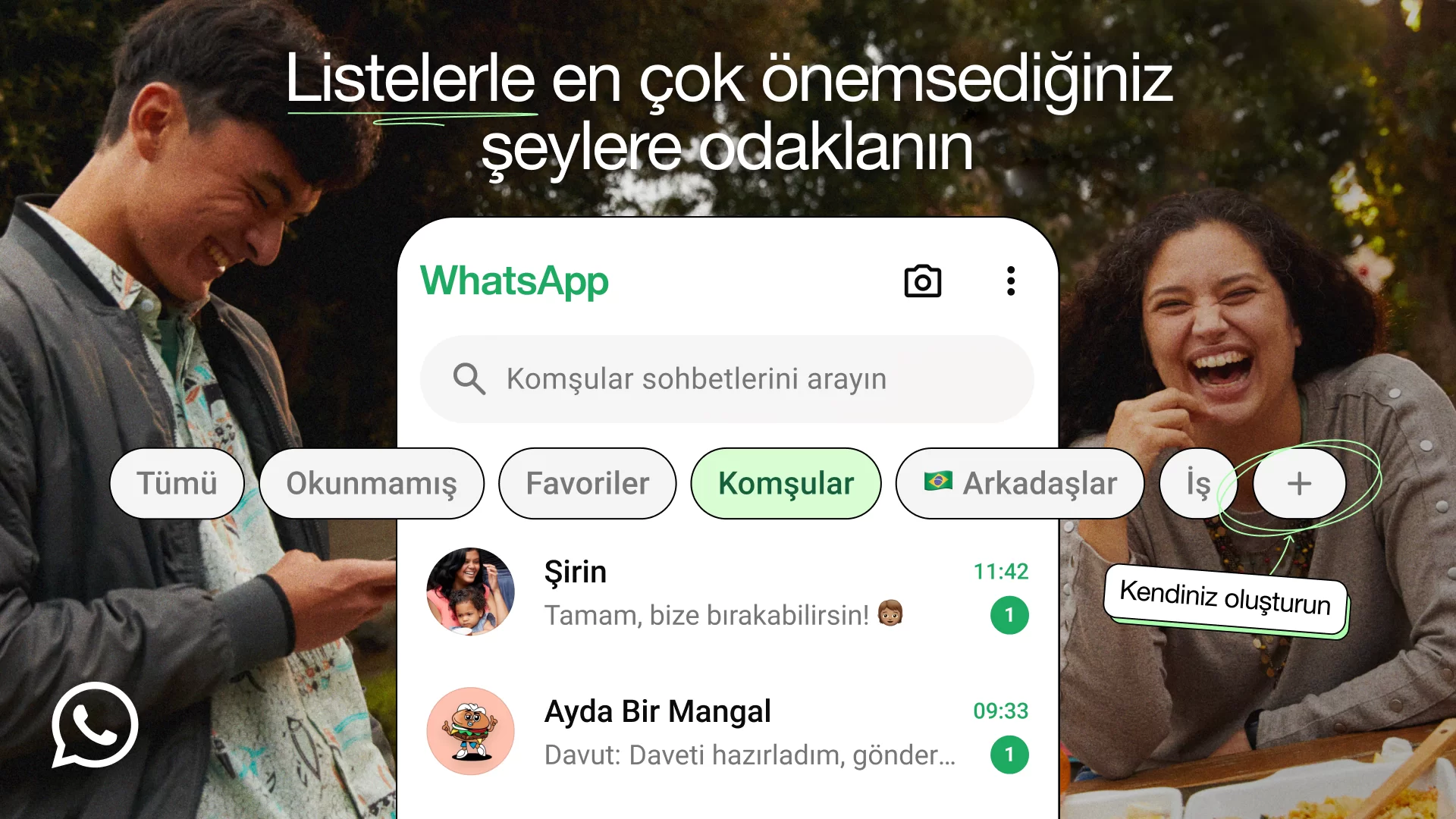 WhatsApp, Sohbetleri Kişiselleştirilmiş Listelerle Düzenlemeyi Sağlıyor