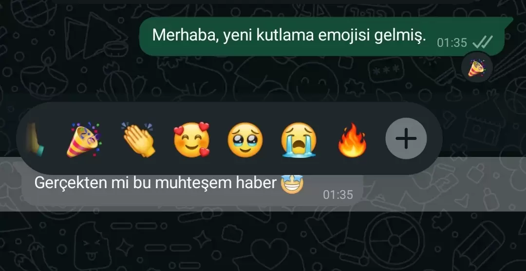 WhatsApp’tan Yılbaşı İçin Eğlenceli Güncelleme: Parti Emojileri ve Konfeti!